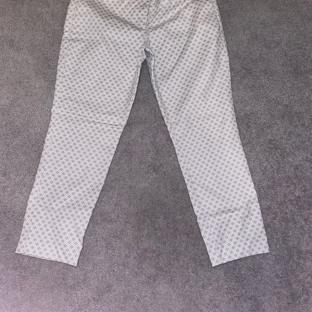 Adrienne Vittadini Patterned Gray Kids Pants